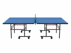 Online Mesa de Ping-Pong SucceBuy, Tenis de Mesa Profesional, MDF de Interior, Plegable con Red de Ajuste Rápido, Ruedas Bloqueables Ping Pong