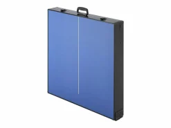 Discount Mesa de Ping-Pong SucceBuy, Mesa de Ping-Pong Plegable, Tamaño Medio, MDF, Uso Interior Azul