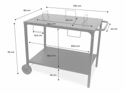 Sweeek Mesa de plancha modular