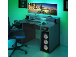 Mesa Escritorio Gamer Ozone Reversible 136x88x67 cm
