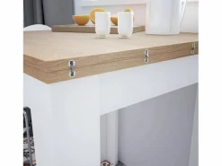 Loungitude Mesa extensible - Blanco - L67 cm