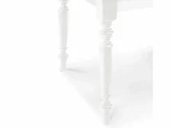 Mesa extensible de madera blanca 160x85 - 240x85 cm - ARDENZA Blanco