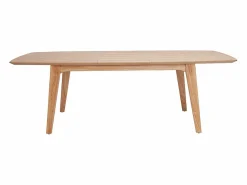 Miliboo Mesa extensible nórdica de contrachapado de roble 180-230 cm FIFTIES