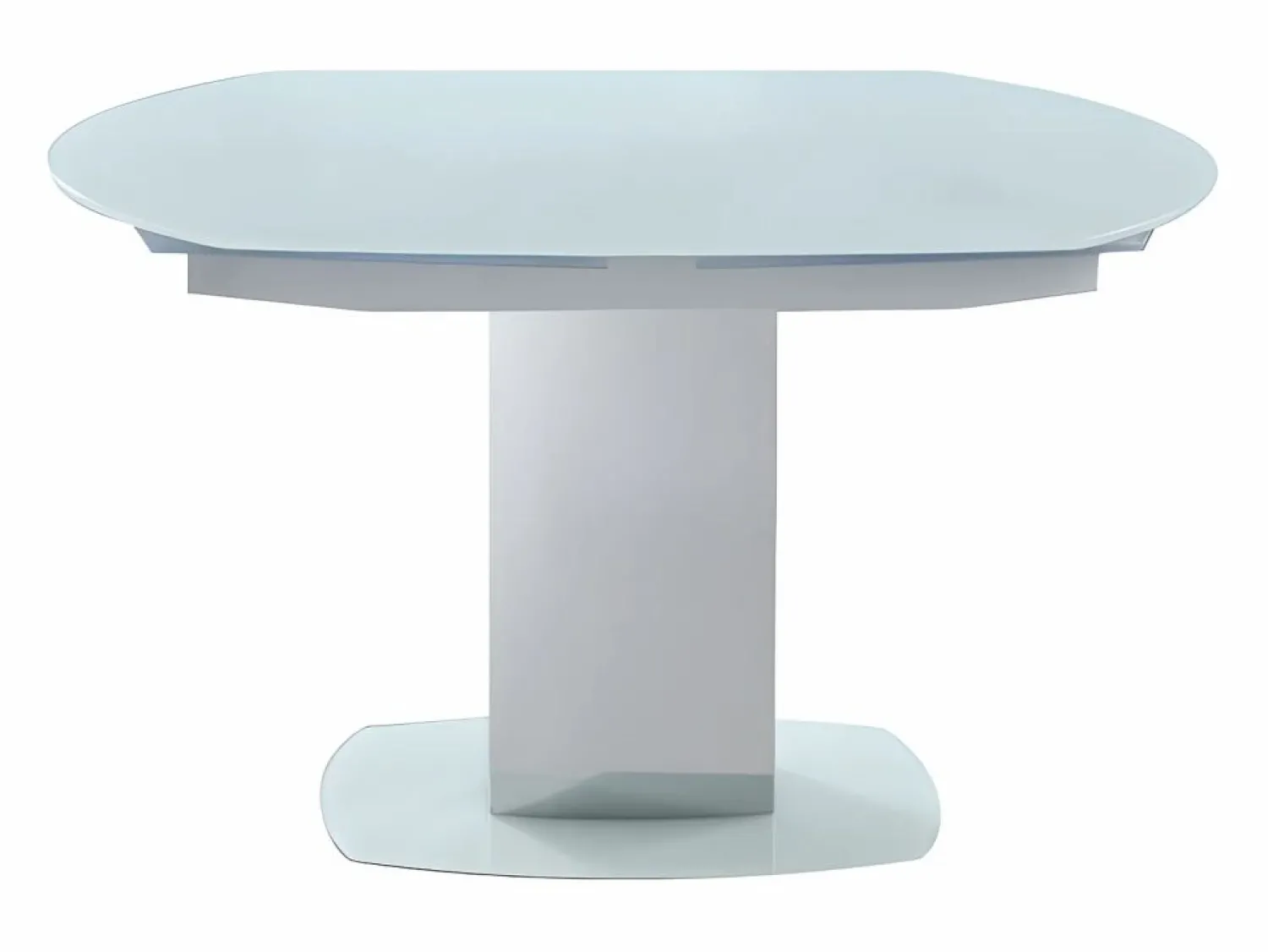 Hot Mesa extensible TALICIA - Cristal templado y metal - Mesa Extensible|Mesa De Comedor