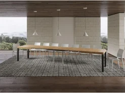 Online Mesa extensible 140/400x90 cm Everyday roble natural patas antracita Mesa Extensible