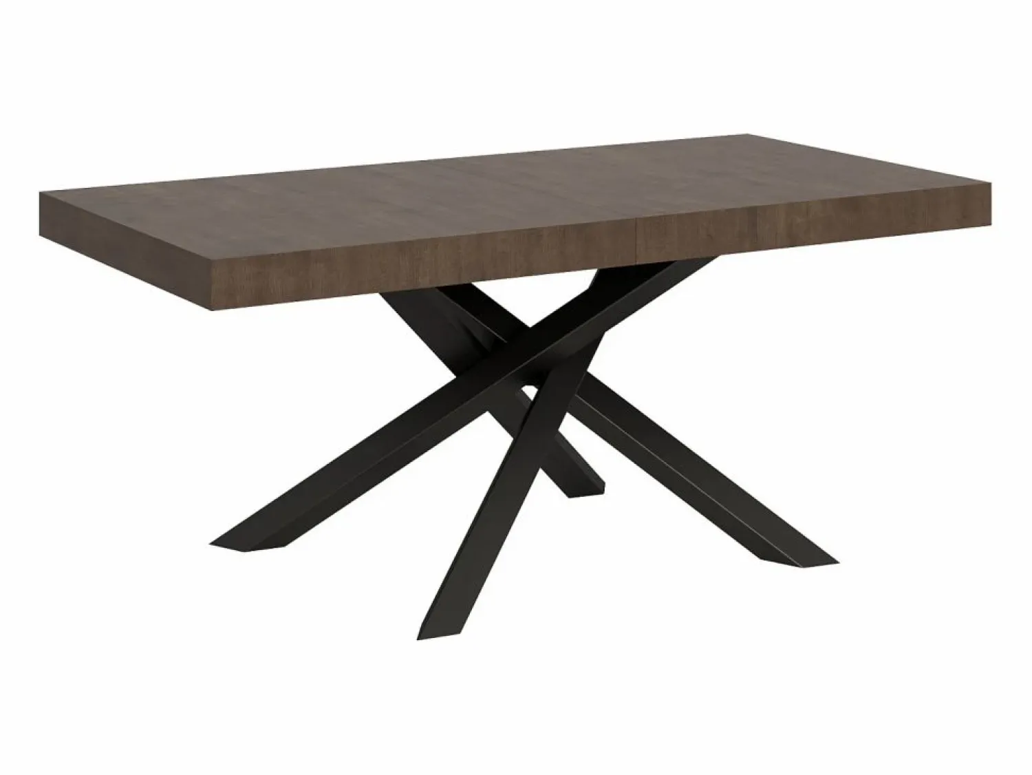 Hot Mesa extensible 180/284x90 cm Volantis nogal patas antracita Mesa Extensible|Mesa De Comedor