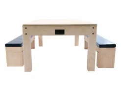 Hot Mesa Multijuego 7 en 1 Billar Ping Pong Air Hockey Ajedrez con Accesorios Ping Pong