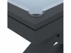 Concept-Usine Mesa multi-juegos de madera negra ping-pong y billar TEXAS