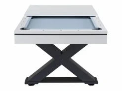 New Mesa multi-juegos de madera blanca para ping-pong y billar TEXAS Billar