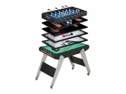 Homcom Mesa multijuegos infantil 6 en 1 +7 años 79x120x88 cm