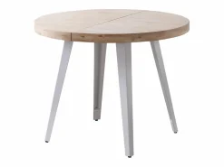 Mesa Redonda Extensible Bali Roble Nordish 76x100-180 cm