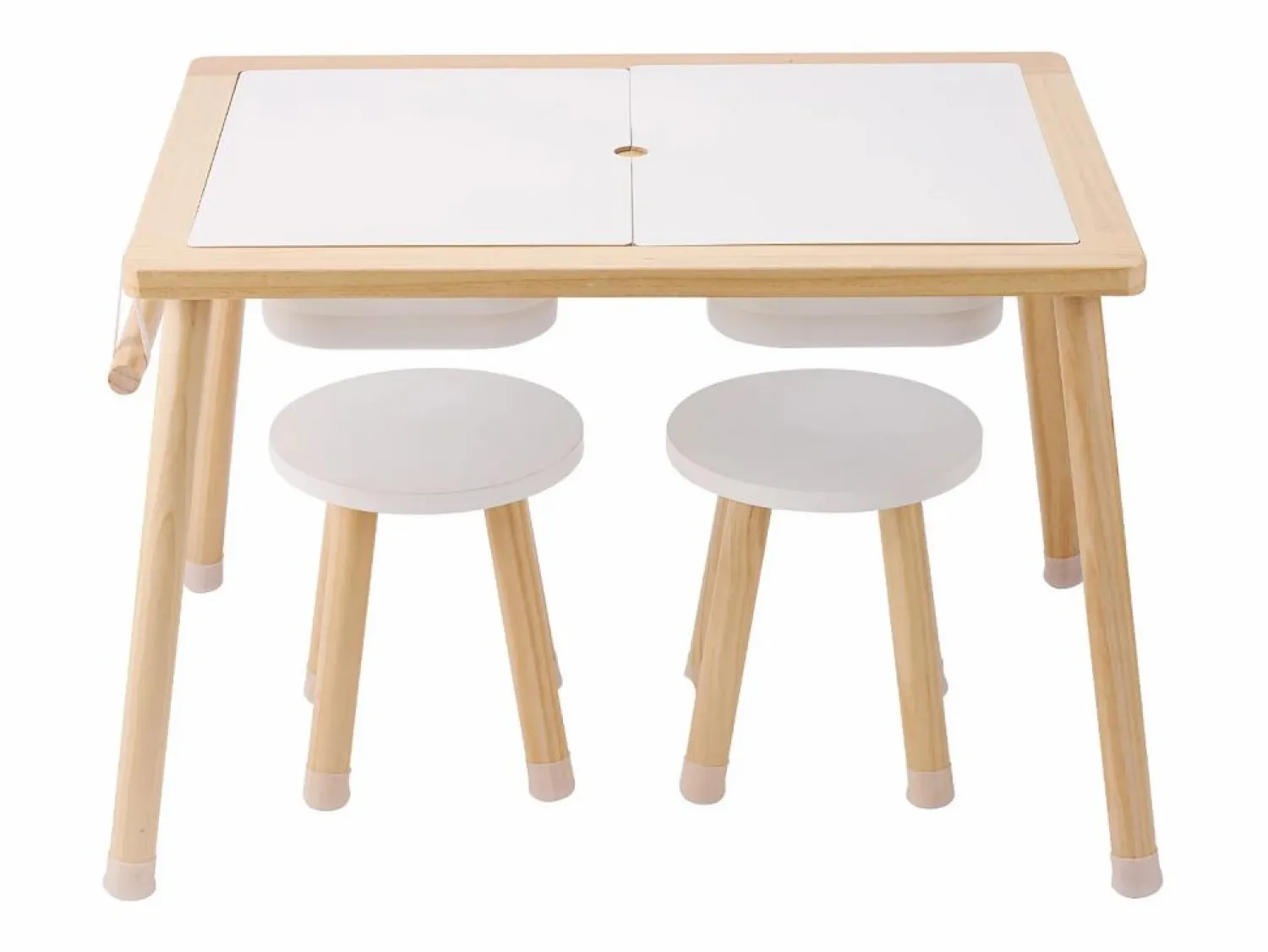Hot Mesa Sensorial SucceBuy, Juego de Mesa y Silla Sensorial para Niños con 2 Contenedores Mueble De Bebé