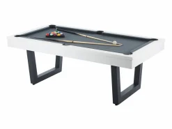 Online Mesa transformable Billar y Ping-pong, color blanco y negro, L213,4, MELIAN Billar