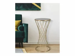 Hot Mesa VKH589, Oro, 40x40x80 cm, Kendra Home Mesa Alta