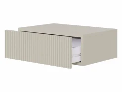 Best Mesita de noche - 50 cm - suspendida - gris-beige - VELDIO Mesita De Noche