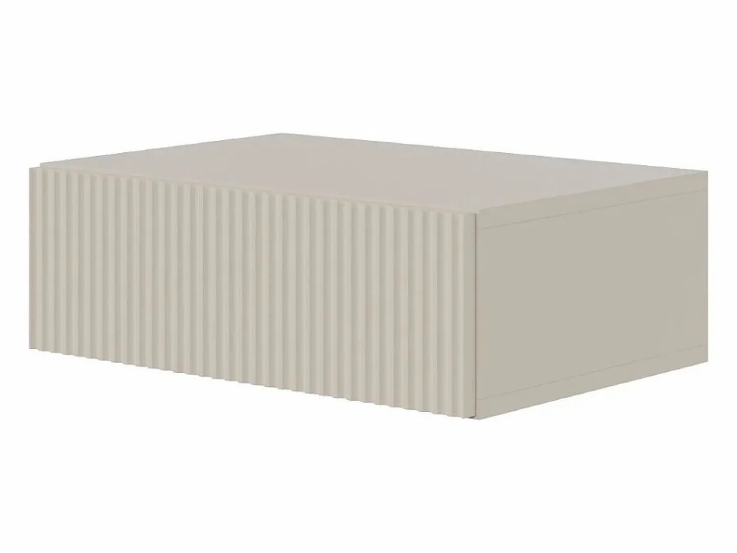 Best Mesita de noche - 50 cm - suspendida - gris-beige - VELDIO Mesita De Noche