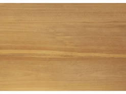 Vente-unique Mesita de noche Conjunto de 2 suspendidas con almacenamiento madera de teca color natural - REVUKA Color natural claro