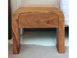 Hot Mesita de noche Darcy de Artisan Furniture, 1 cajón, marrón claro Beige