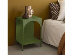 Outlet Mesita de noche de estilo industrial verde kaki Muebles Niño