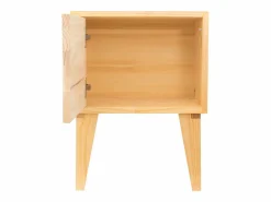 Clearance Mesita de noche de pino infantil con dibujo de gato Muebles Niño