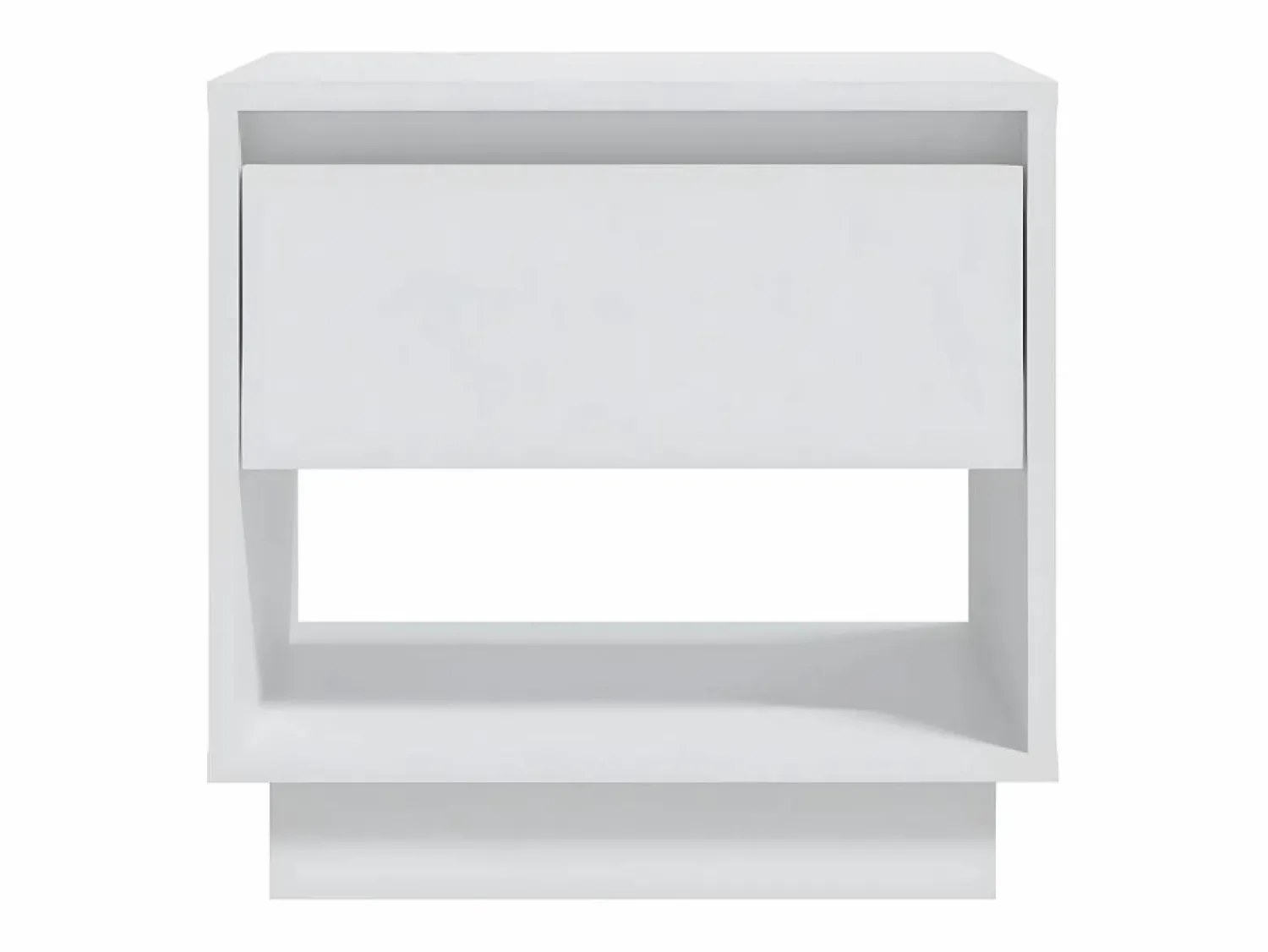 New Mesita de noche madera contrachapada 45x34x44 cm Mesita De Noche