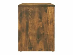 Hot Mesita de noche madera contrachapada roble ahumado 40x30x40 cm Mesita De Noche