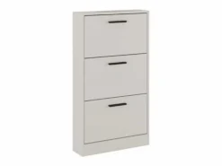 Clearance Meyvaser - Zapatero 3 Puertas, Zapatero Estrecho, Acabado en Color , Medidas: 108 cm (Alto) x 60 cm (Ancho) x 17 cm (Fondo) Zapatero|Mueble De Almacenaje