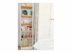 Outlet Mini bloque de almacenamiento en pino crudo con cajones 6 cajones M2 Cesta
