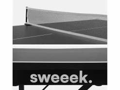 Sweeek Mini mesa de ping pong interior plegable con 2 raquetas y 3 pelotas,