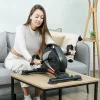 Outlet Mini pedaleador silencioso con 8 niveles de resistencia magnética, acero, negro (58 x 48 x 37 cm)