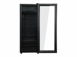 Online Hauss Spole Mini refrigerador de 128 litros con estantes ajustables y LED azul - Negro