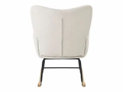 Sale Mecedora , con Funda de Tejido, Estructura de Acero para Dormir Sillón Balancín