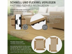 Online Perfil angular de wpc marrón teca esquina derecha 38x2x7,5 cm borde de remate para baldosas con sistema clic aspecto madera para terraza Terraza