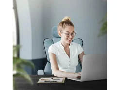 ML-DESIGN Silla de oficina ergonómica, , regulable en altura con respaldo alto