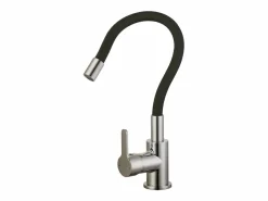 Discount Mémory mezclador para fregadero estilo acero inoxidable con manguera flexible con memoria de forma Grifo De Cocina