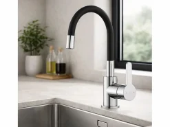 Sale Mémory Mezclador para fregadero cromado con manguera flexible con memoria de forma Grifo De Cocina