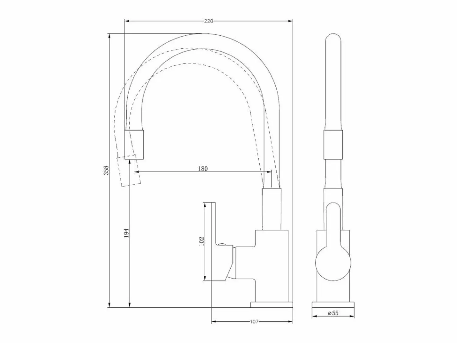 Sale Mémory Mezclador para fregadero cromado con manguera flexible con memoria de forma Grifo De Cocina