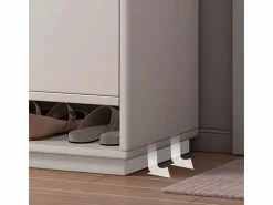 Online MODERNA CÓMODA BLANCA CON GRAN CAPACIDAD PARA ZAPATOS ESTANTERÍA DE 2 PUERTAS ESTRECHA Zapatero|Mueble De Almacenaje