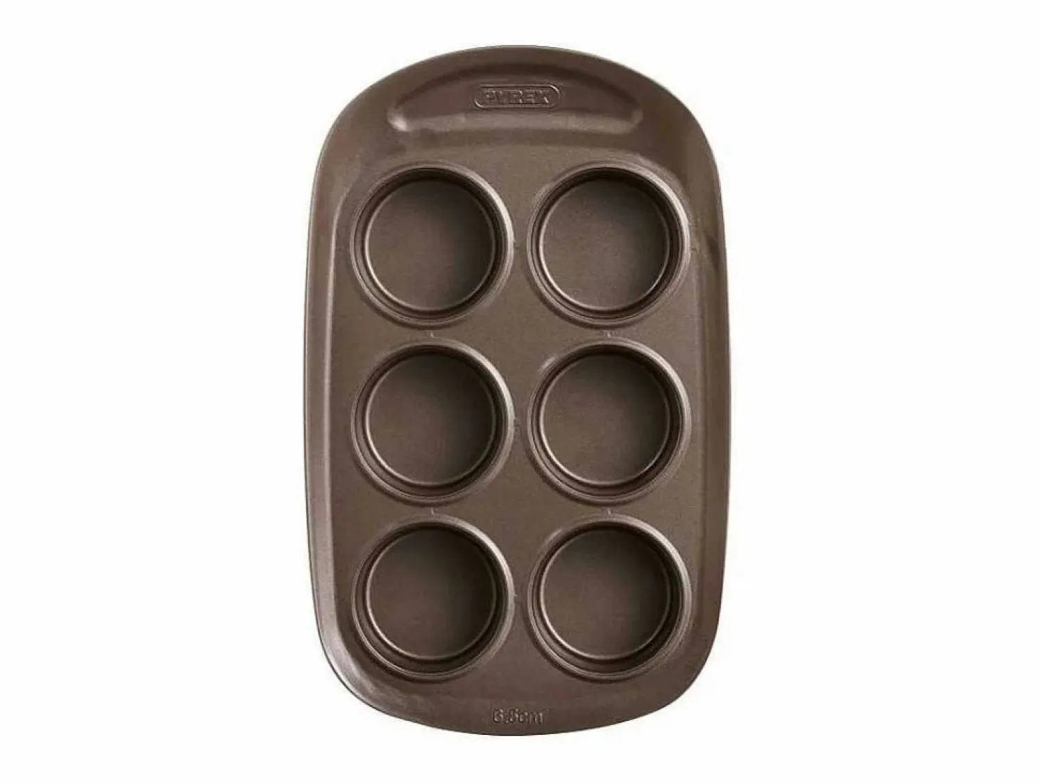 Clearance Molde de magdalenas Asimetría 6 huecos antiadherente inox 5x18x29 cm Material Y Utensilios De Cocina