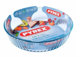 Pyrex Molde hondo de tarta para horno Classic redondo vidrio Ø27x6 cm