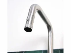 New Essebagno Molette Mezclador de fregadero con teleducha extraíble en acero inoxidable Bronce