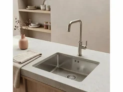 Essebagno Molette Mezclador de fregadero de acero inoxidable
