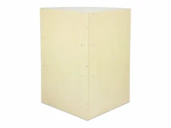Discount Monstershop Mostrador Comercial Esquinero Curvo LM60 60x60x90cm – color Arce Color natural claro