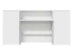 Online Clicnbuy Mostrador de recepción 200x50x103,5 cm madera ingeniería Blanco