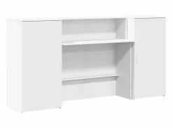 Online Clicnbuy Mostrador de recepción 200x50x103,5 cm madera ingeniería Blanco