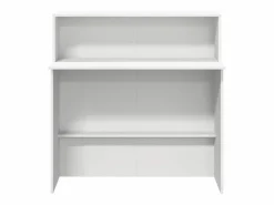 New Mostrador de recepción 100x50x103,5 cm madera de ingeniería Escritorio Tradicional