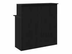 Online vidaxl Mostrador de recepción 100x50x103,5 cm madera ingeniería Negro