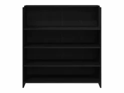 New Clicnbuy Mostrador de recepción roble 100x50x103,5 cm Negro