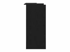 New Clicnbuy Mostrador de recepción roble 100x50x103,5 cm Negro