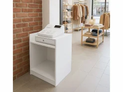 Monstershop Mostrador para Caja Registradora TB60 60x60x90cm – Blanco